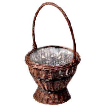 Wicker flower basket 48