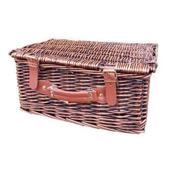 Wicker picnic basket, wenge, Walizka 37