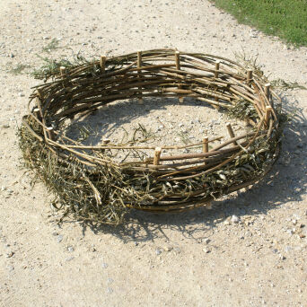 Wicker stork nest without bottom 130