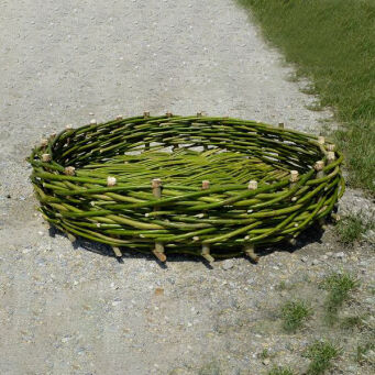Wicker stork nest 110