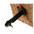 Wicker bike basket with click closure 46 - 2