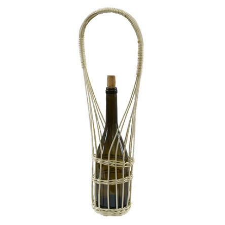 Wicker bottle carrier