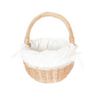 Wicker Easter basket, with fabric lining, Bolerko 20