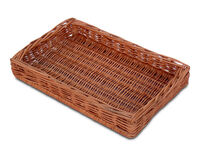 Wicker storage basket 40x30x7