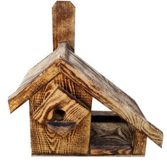 Bird nesting box, wooden