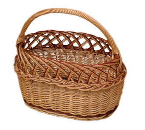 Wicker shopping basket 38