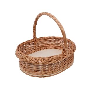 Wicker tray with handle 50