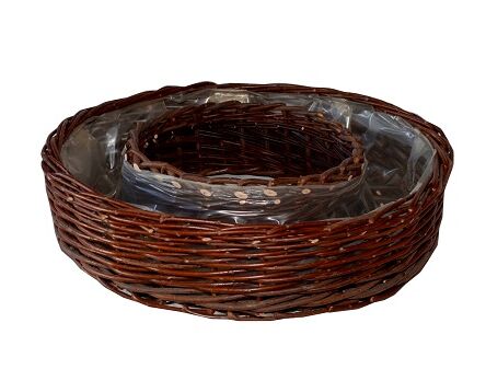 Wiklinowa donica, typu ring 80