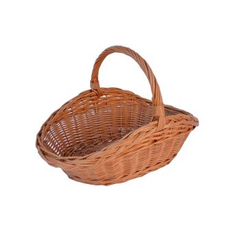 Wicker fireplace basket 46