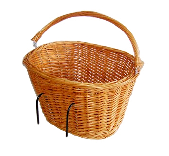 Wicker bike basket 24