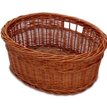 Wiklinowy kosz na pieczywo, owalny 50