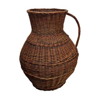 Wicker plant stand- pitcher