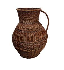 Wicker plant stand- pitcher