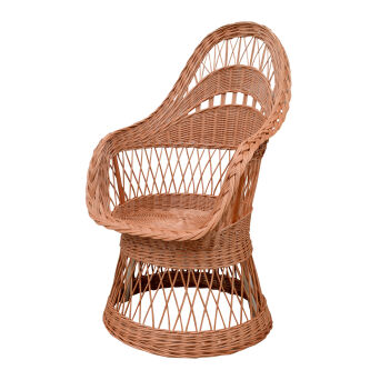 Wicker kids chair, Muszelka