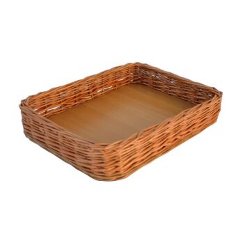 Wicker storage basket on an HDF board 48x40x7,5