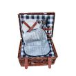 Wicker picnic basket, wenge, Walizka 46 - 3