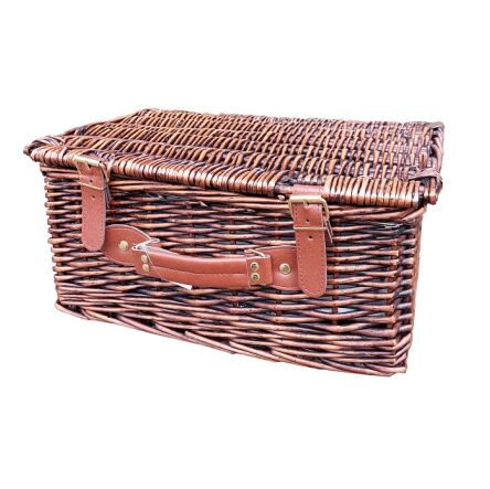 Wicker picnic basket, wenge, Walizka 46