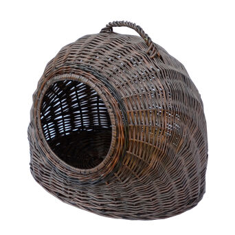 Wiker bed basket for cat, wenge 55