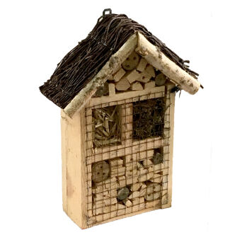 Wooden insect house