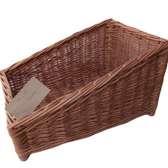 Wicker basket for storage organizing, trapezoid 40x36