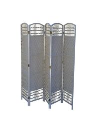 Rattan room divider, 5 panel 40x5/170