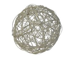 Wicker ball, white 40