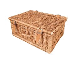 Walizka wiklinowa mocowana na paskach 35