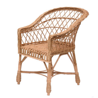 Wicker kids chair, openwork, Regan 60