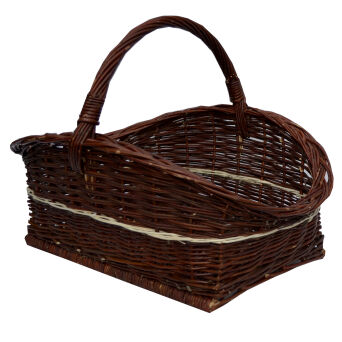 Wicker fireplace basket, Brewa 63