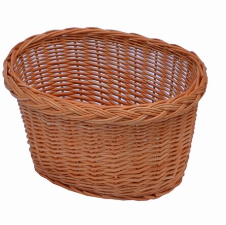 Wicker bike basket without handles 36