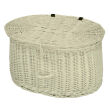 Wiklinowe puzderko z paskami 45x33 - 2