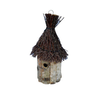 Bird nesting box, birch