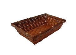 Rattanowy kosz prezentowy 30x40