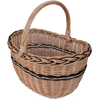 Wicker shopping basket 44