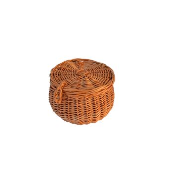 Wicker storage basket 10