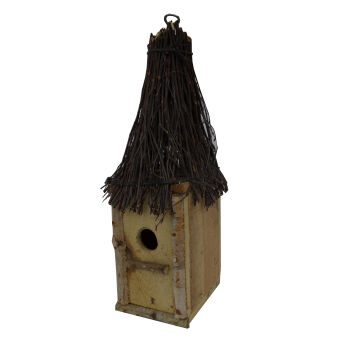 Bird nesting box, birch