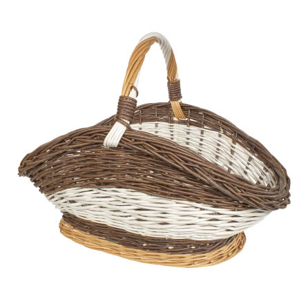Wicker fireplace basket 64