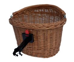 Wiklinowy kosz rowerowy z mocowaniem metalowym 41