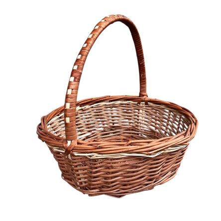 Kosz kwiatowy prezentowy 30 z taśmy