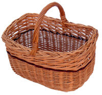 Wicker shopping basket, Ugięty 37