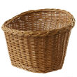 Wicker bike basket without handles 20 - 2