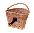 Wicker bike basket with click closure 35 - 2