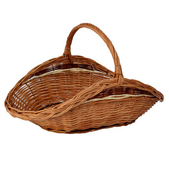 Wicker fireplace basket, colorful 70