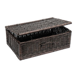 Wicker suitcase, wenge 58