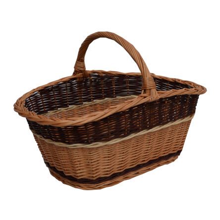 Wicker shopping basket 56