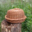 Wicker bread box, round 35 - 3