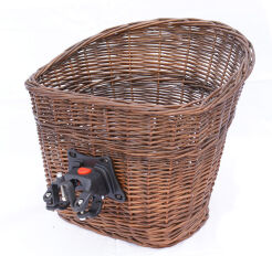 Wiklinowy kosz rowerowy z mocowaniem 40