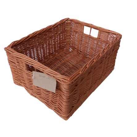 Wicker storage basket, Okienko 40x30x20