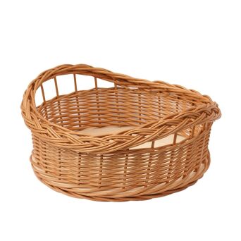 Wicker tray, round 35