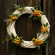 Wicker wreath, white 40 - 3